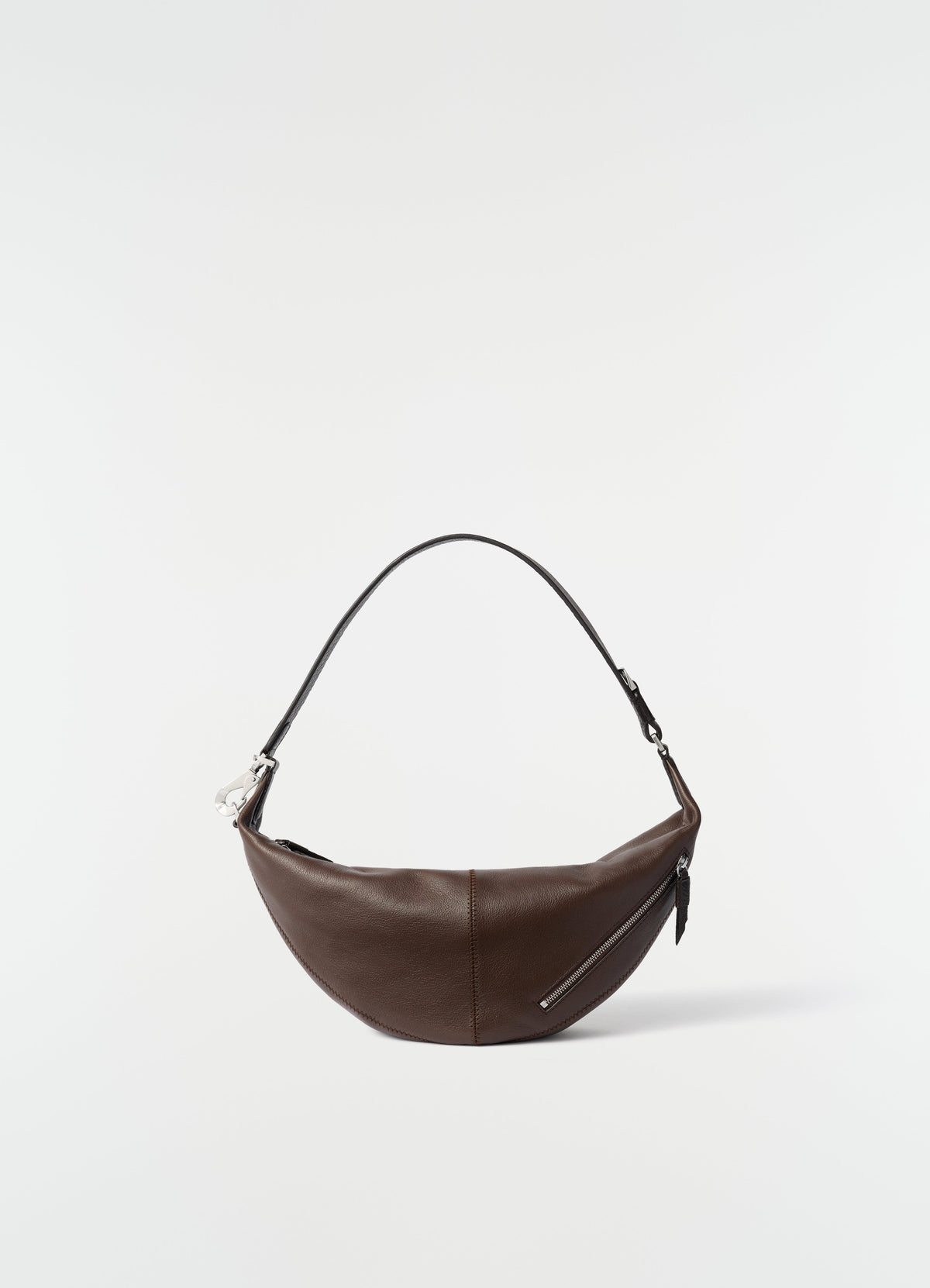 MINI QUIVER CLIP BAG IN BUFFALO GRAINED LEATHER