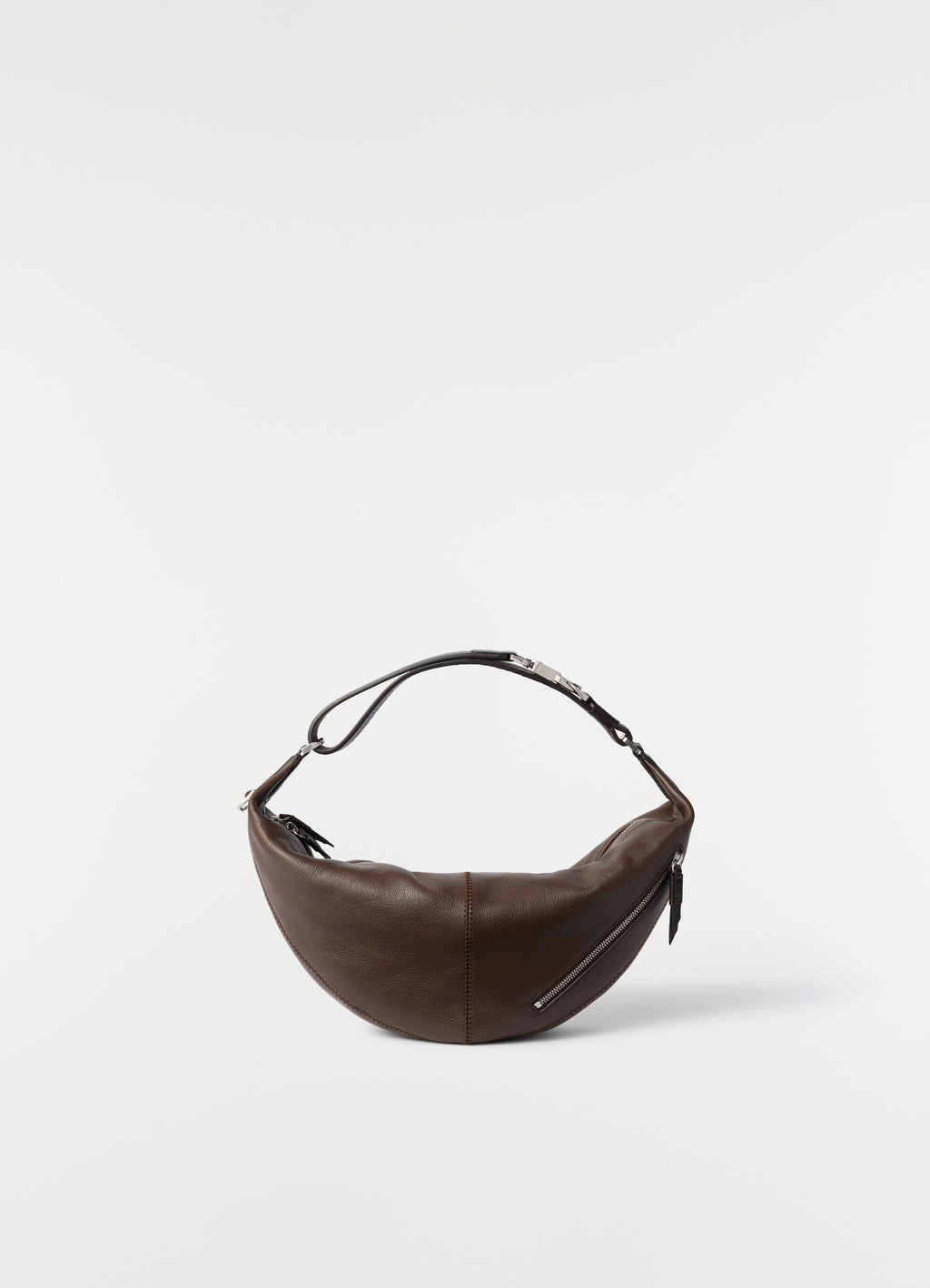 MINI QUIVER CLIP BAG IN BUFFALO GRAINED LEATHER