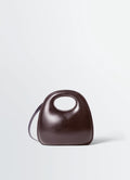 SAC EGG EN CUIR DE VACHETTE PATINÉ