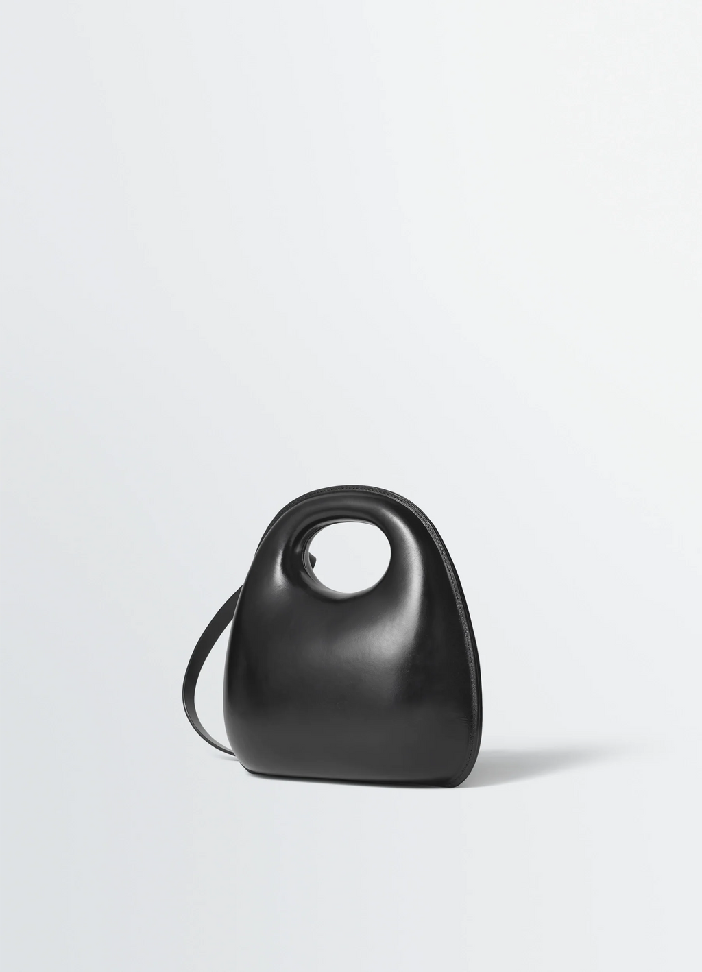 EGG BAG IN PATINA COWSKIN LEATHER