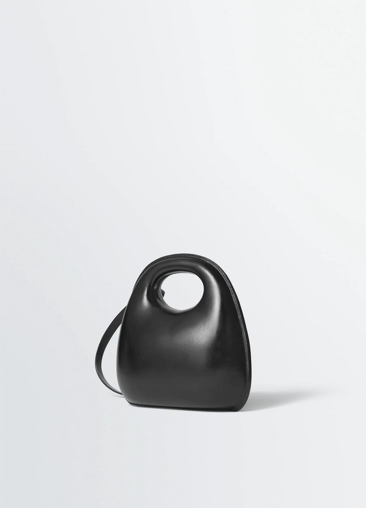 EGG BAG IN PATINA COWSKIN LEATHER