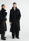 WRAP COAT IN DOUBLE WOOL
