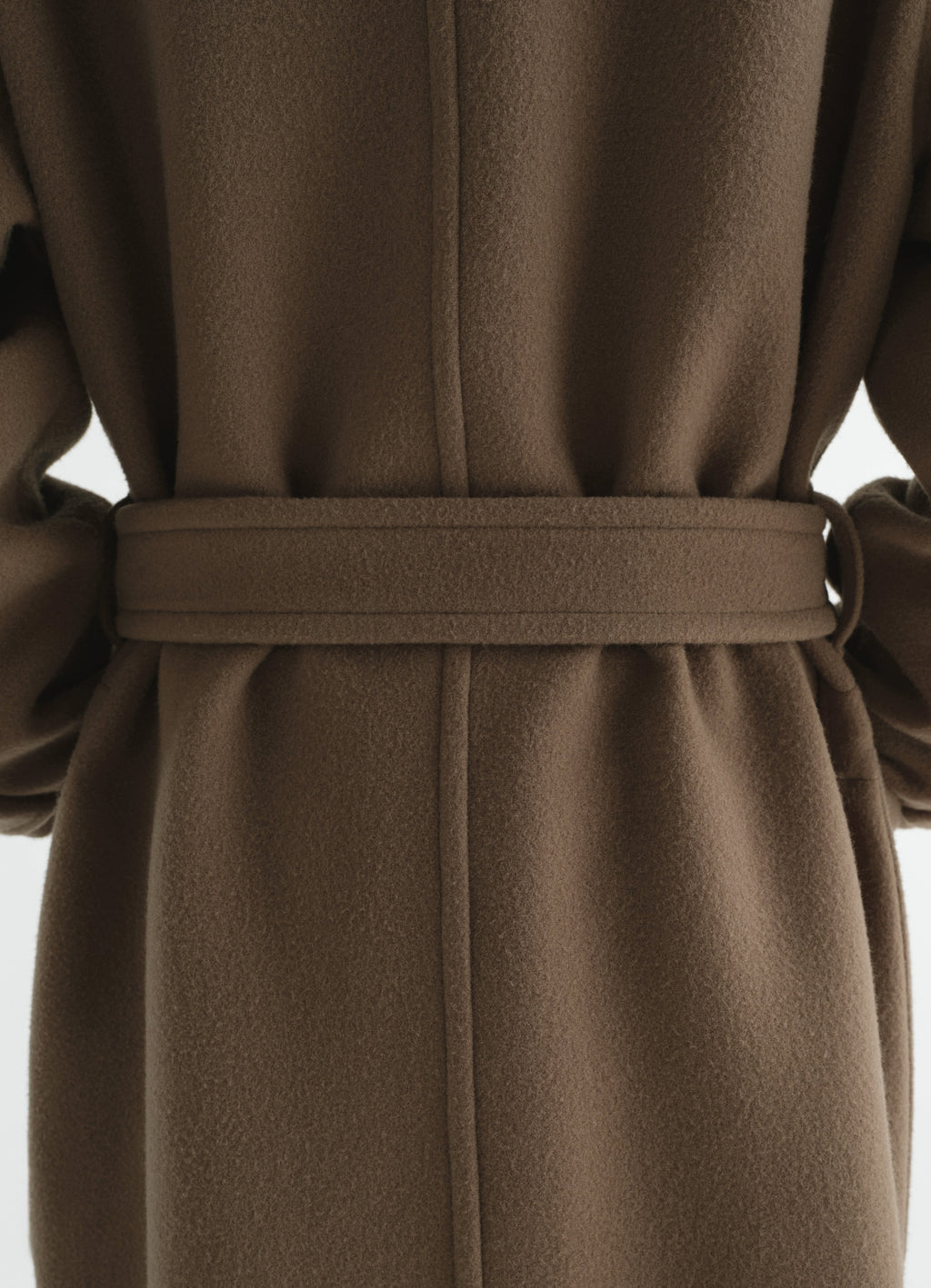 WRAP COAT IN DOUBLE WOOL