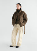 DUFFLE-COAT COURT EN DOUBLE LAINE