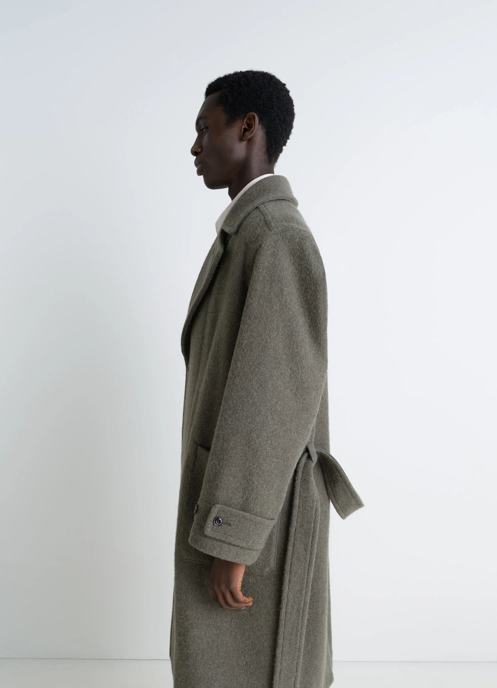 MANTEAU SOUPLE EN LAINE D'ALPAGA