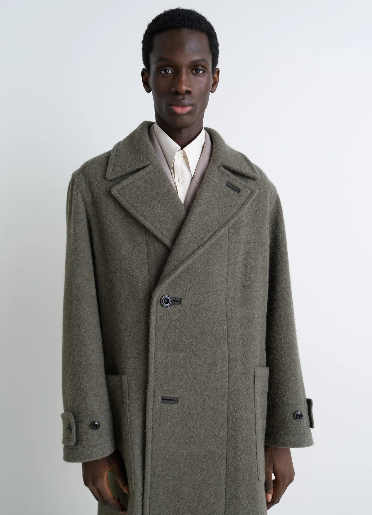 SOFT COAT IN WOOL ALPACA