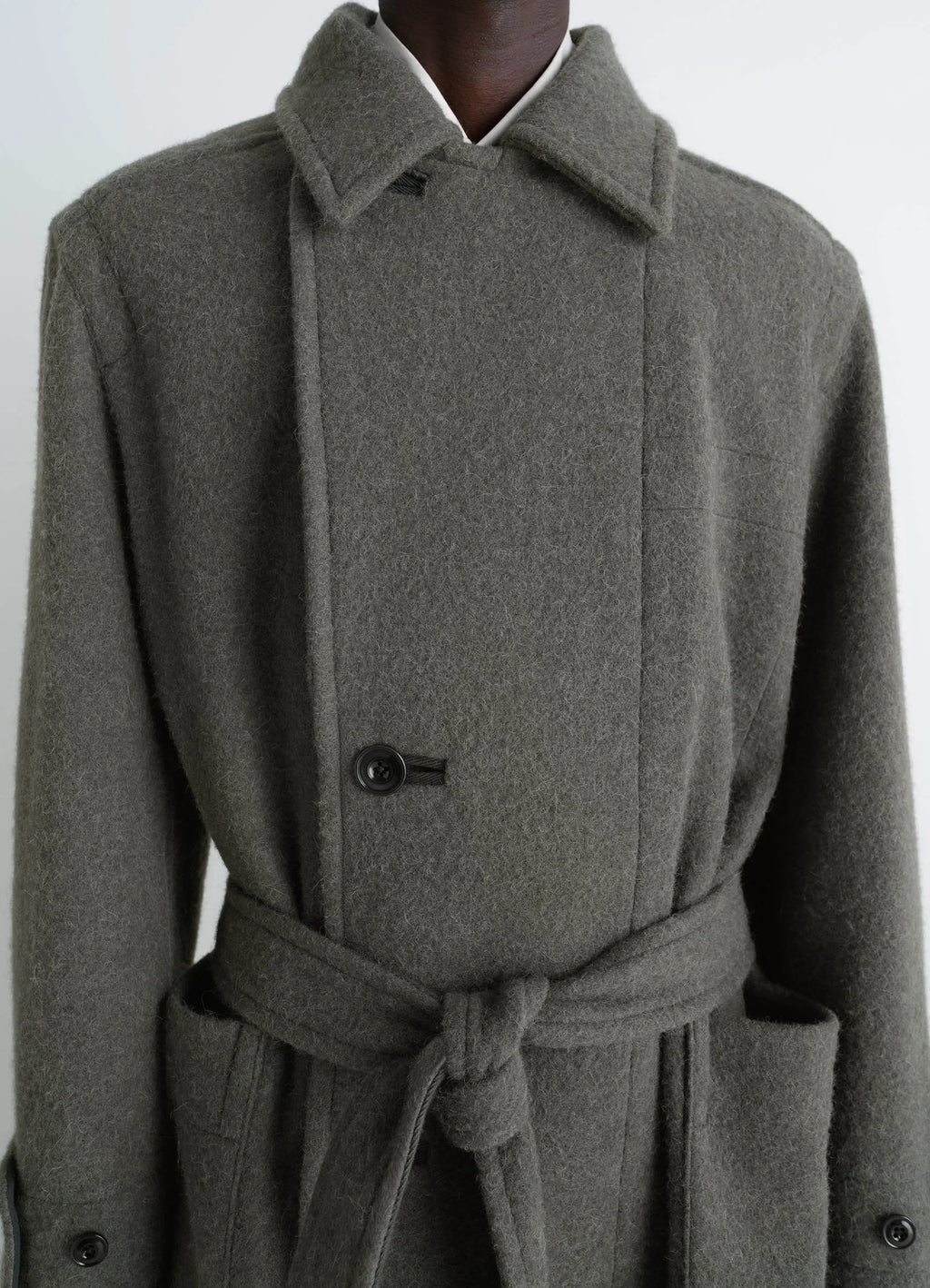 MANTEAU SOUPLE EN LAINE D'ALPAGA