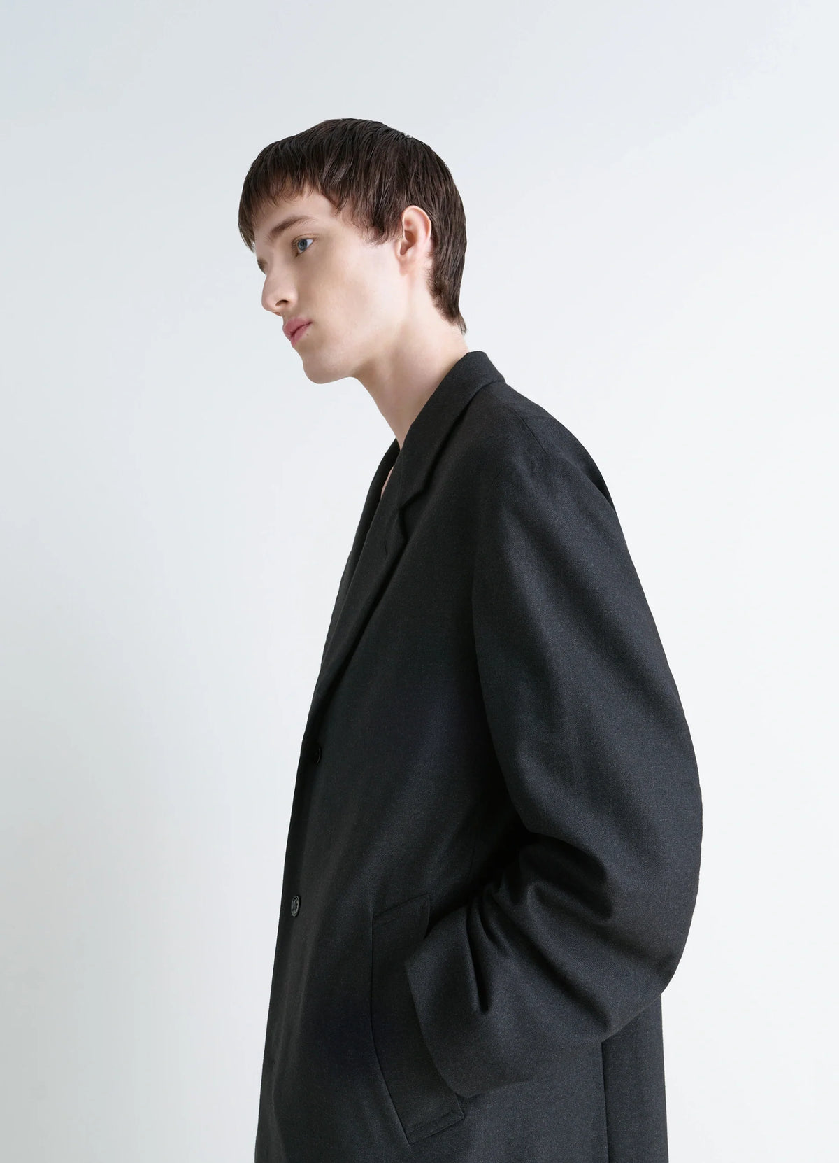SOFT CHESTERFIELD COAT IN SOFT CASHMERE