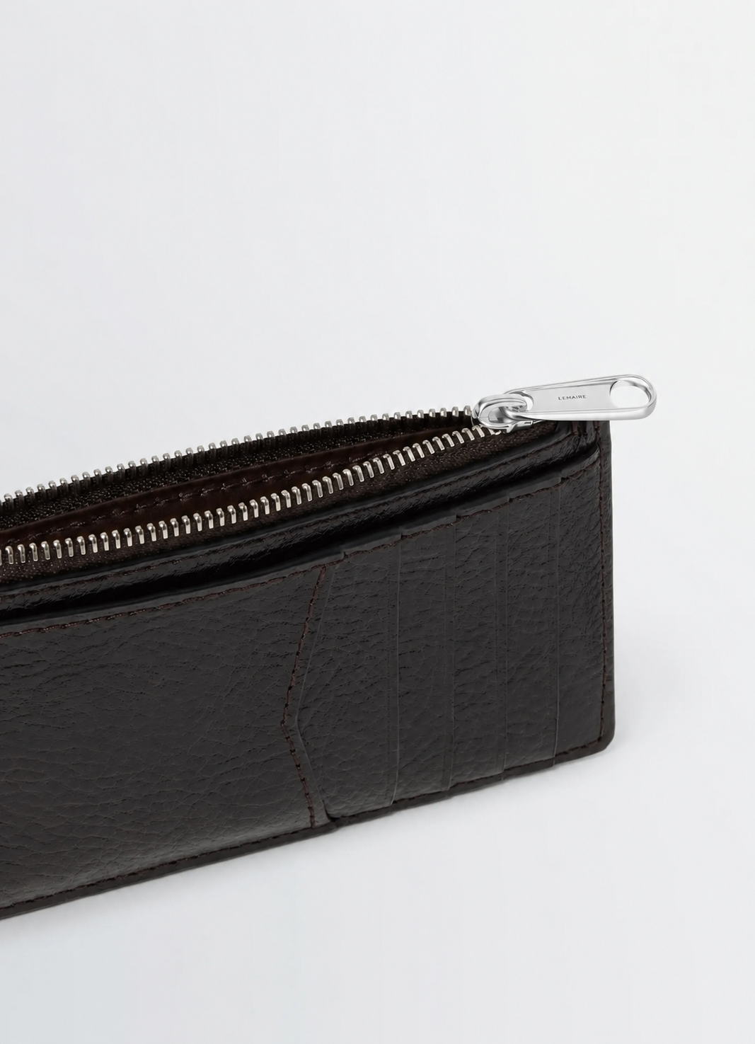 GEAR CARD HOLDER AND COIN PURSE IN GLOSSY VEGETABLE LEATHER