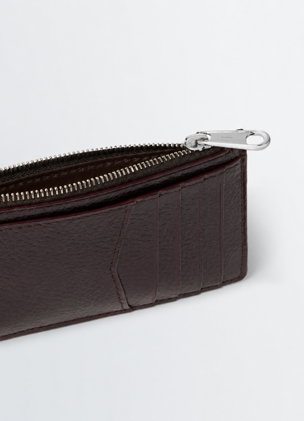 GEAR CARD HOLDER AND COIN PURSE IN GLOSSY VEGETABLE LEATHER