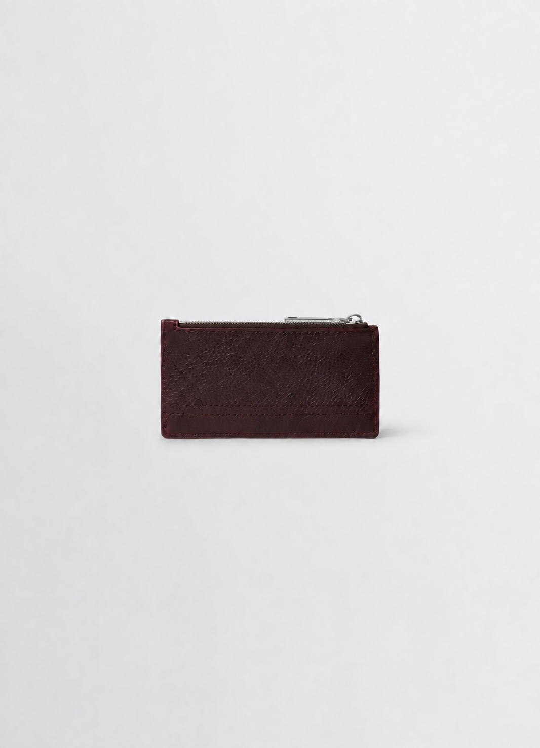 GEAR CARD HOLDER AND COIN PURSE IN GLOSSY VEGETABLE LEATHER