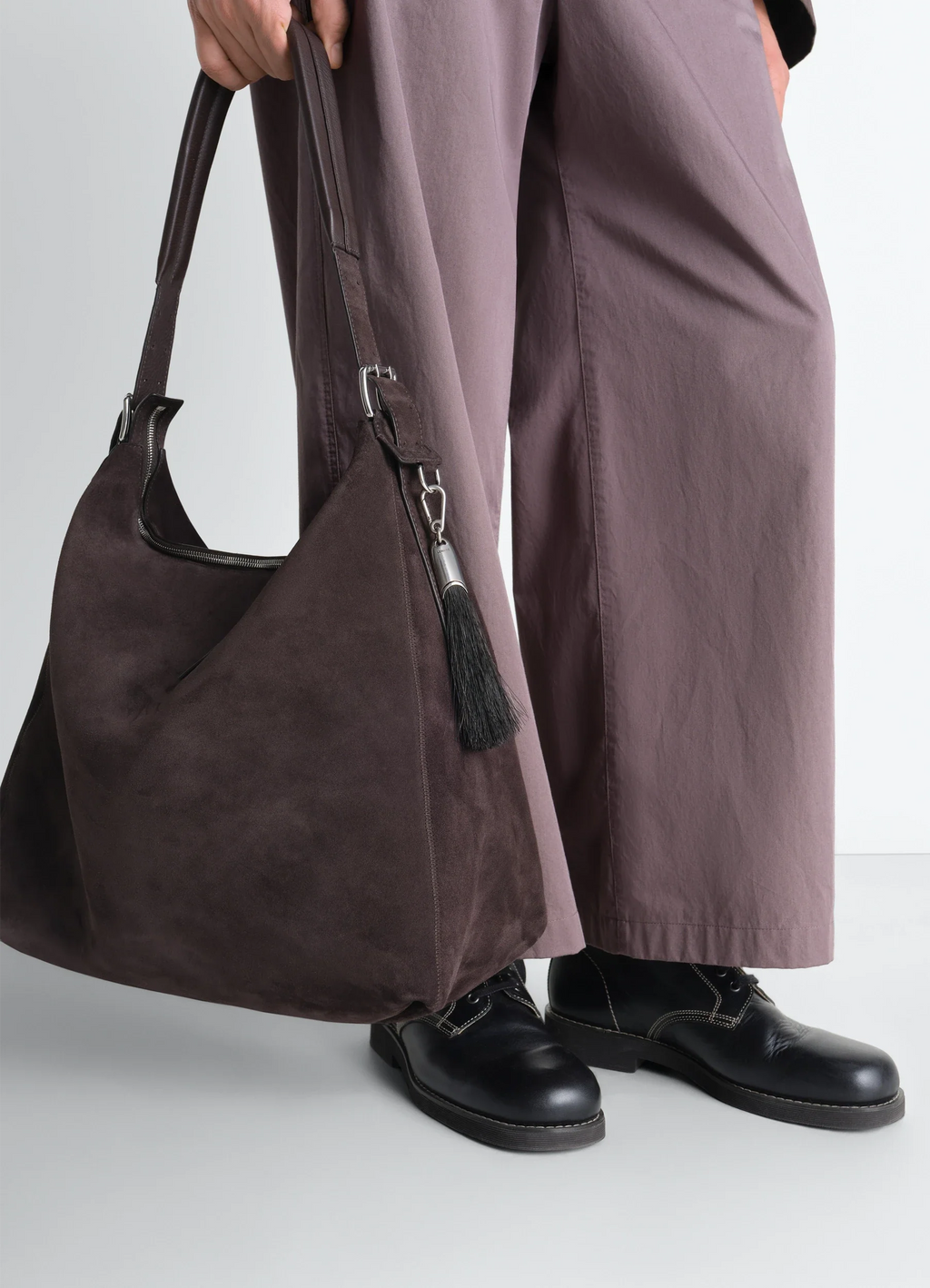 BIJOU DE SAC MAXI BRUSH EN CRIN DE CHEVAL