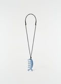 COLLIER GUA SHA BELUGA EN PIERRE ANGÉLITE