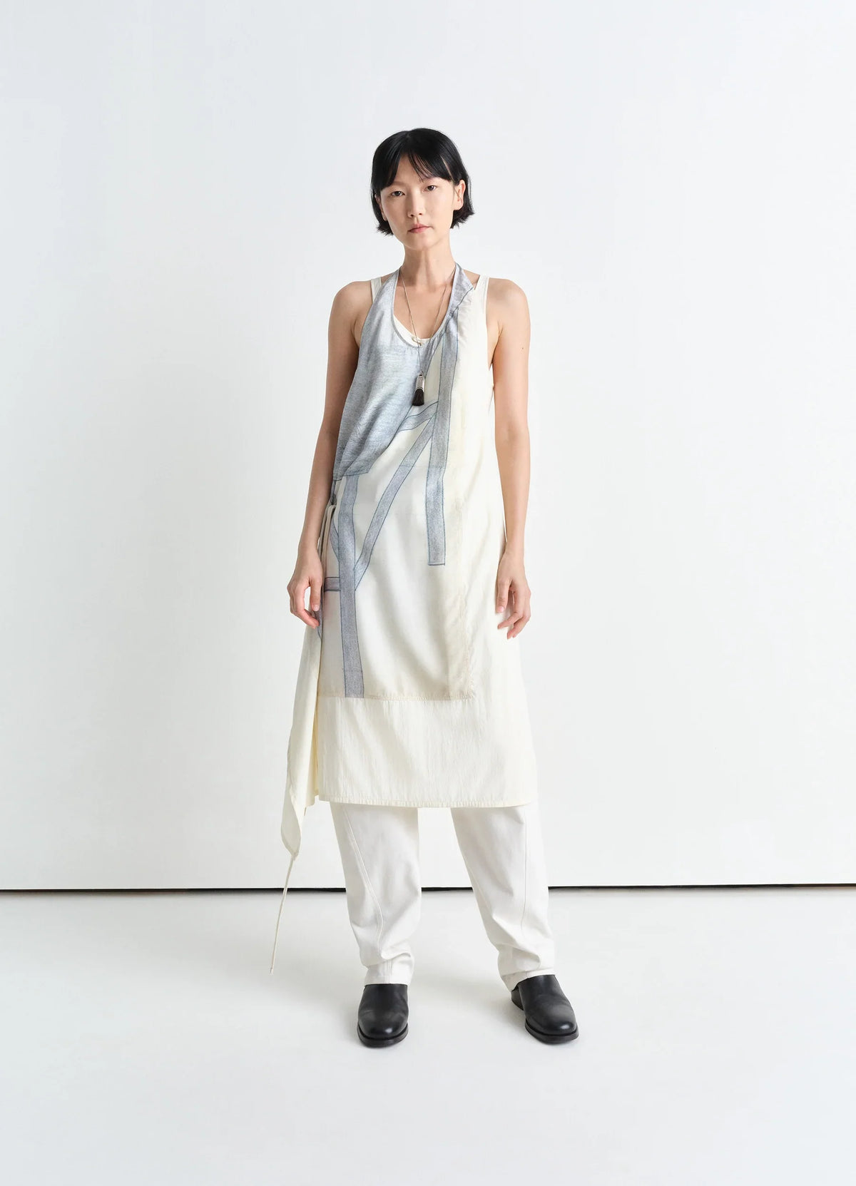 PHILIPPE WEISBECKER APRON DRESS IN VISCOSE