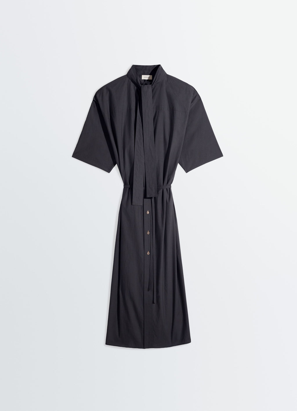 ROBE TUBE RÉVERSIBLE EN SOIE ET COTON LAVÉ