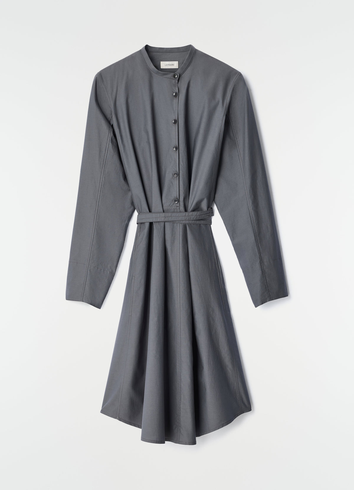 ROBE VAREUSE EN SOIE ET COTON LAVÉ