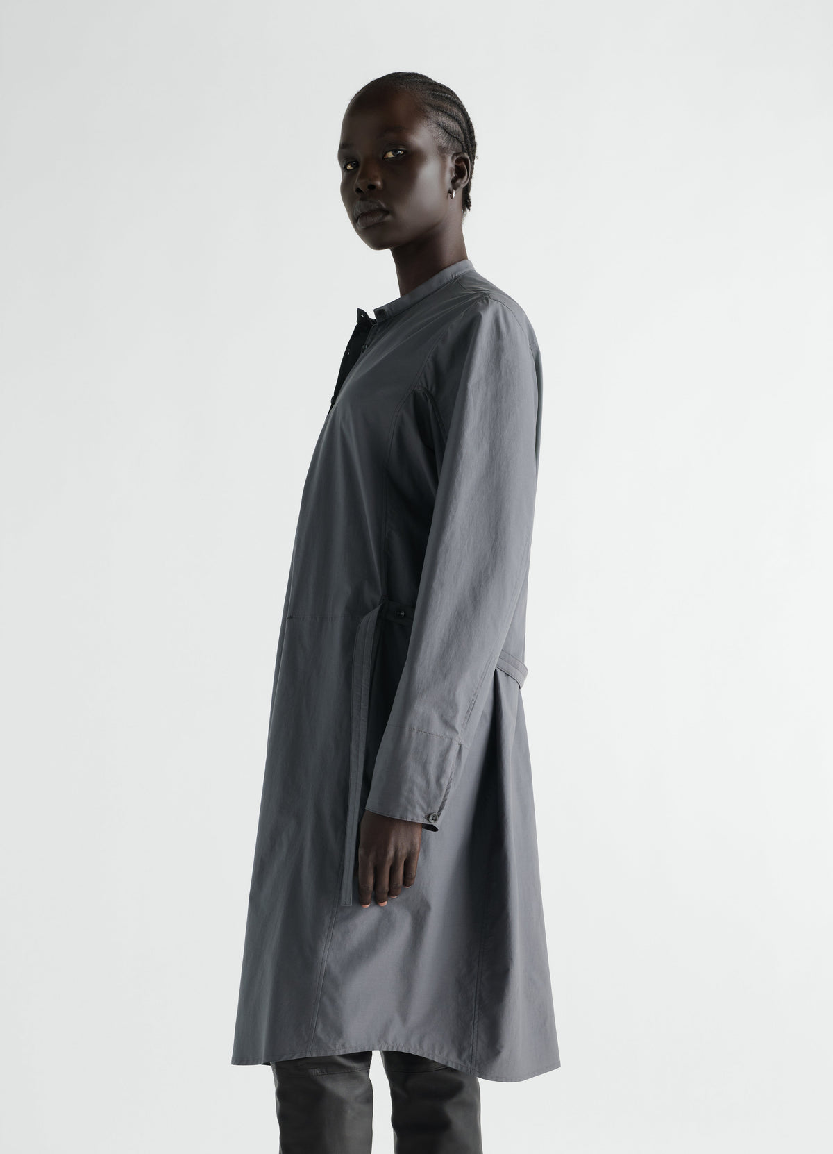 VAREUSE DRESS IN WASHED COTTON SILK