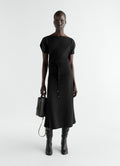 BELTED DRESS IN HEAVY COTTON JERSEY