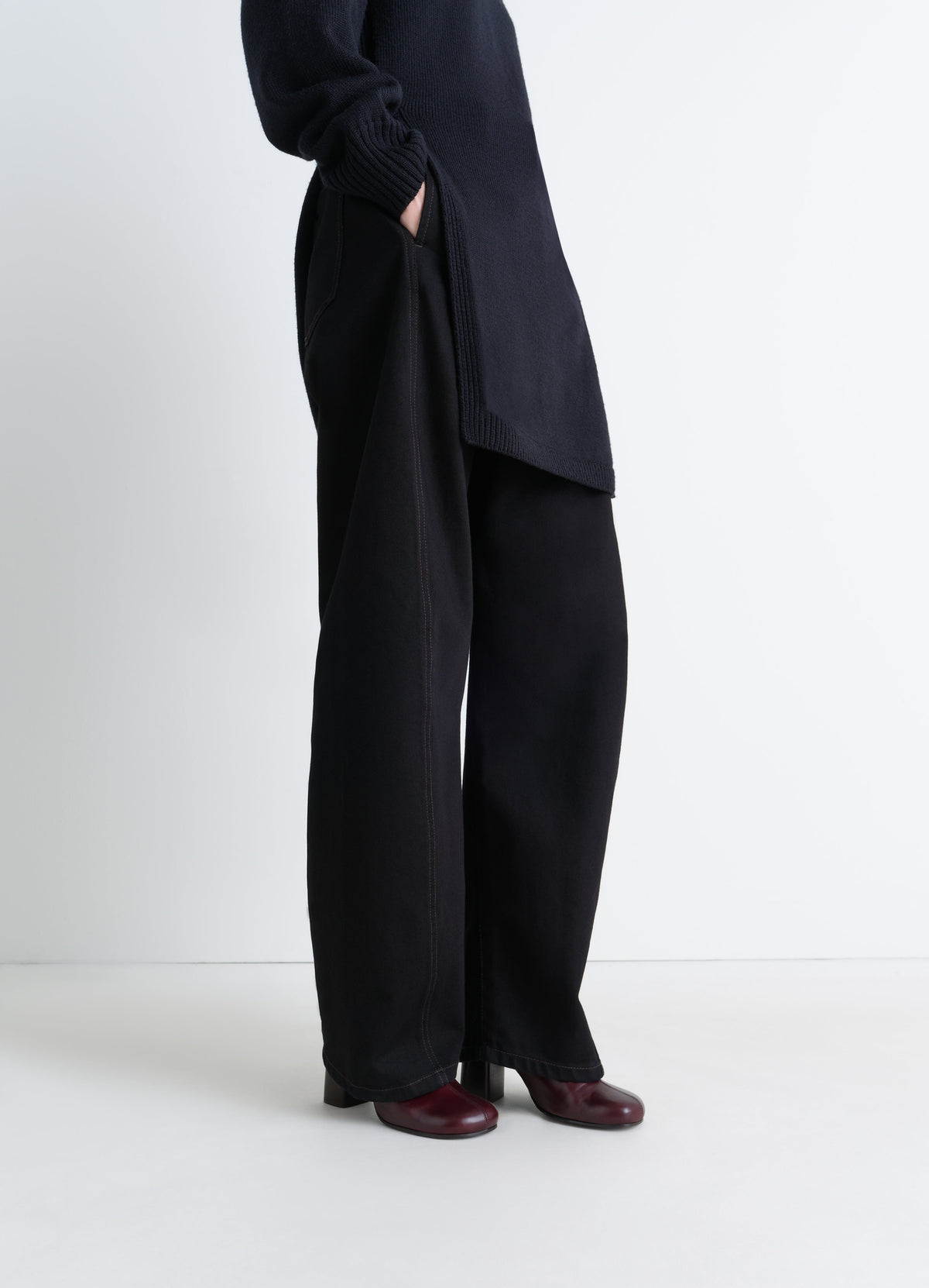 ANATOMIC BOOTS WITH 80MM HEEL IN GLOSSY VEGETABLE LEATHER