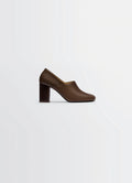 ESCARPIN ANATOMIQUE À TALON DE 80 MM EN CUIR VÉGÉTAL VERNIS