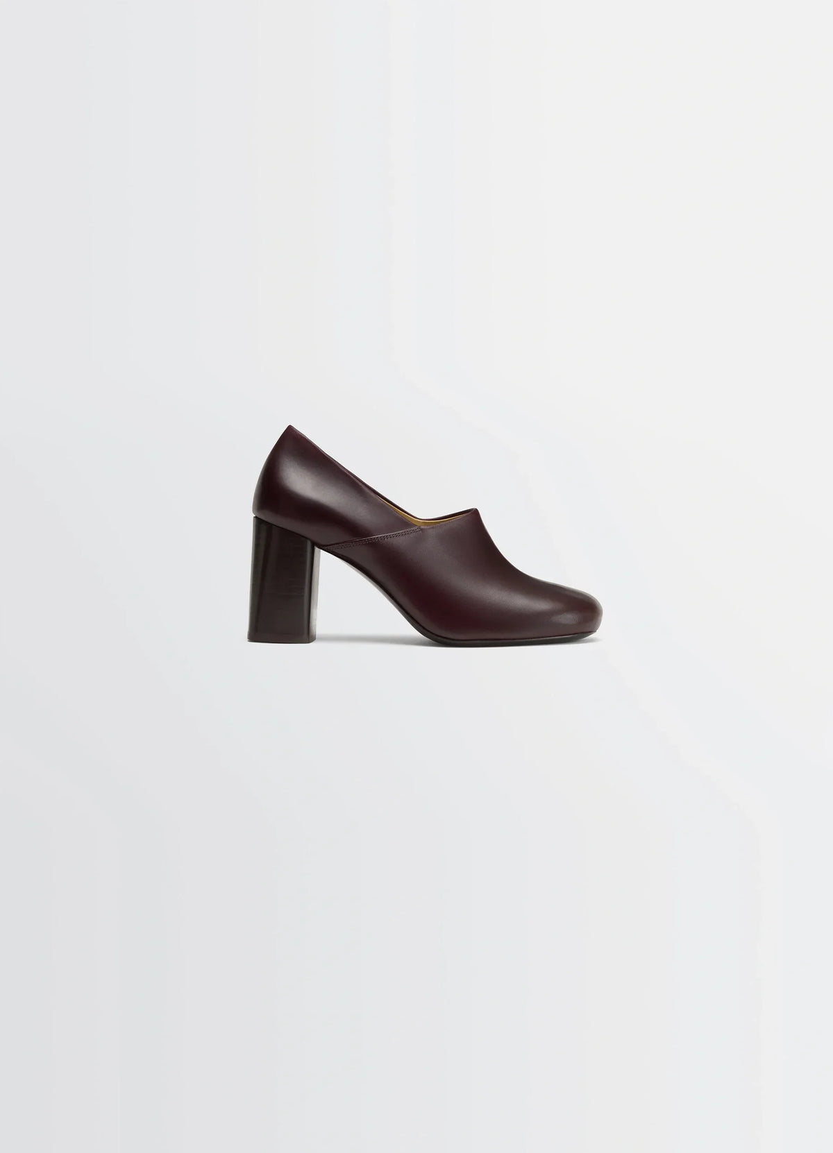 ANATOMIC PUMP WITH 80MM HEEL IN GLOSSY VEGETABLE LEATHER