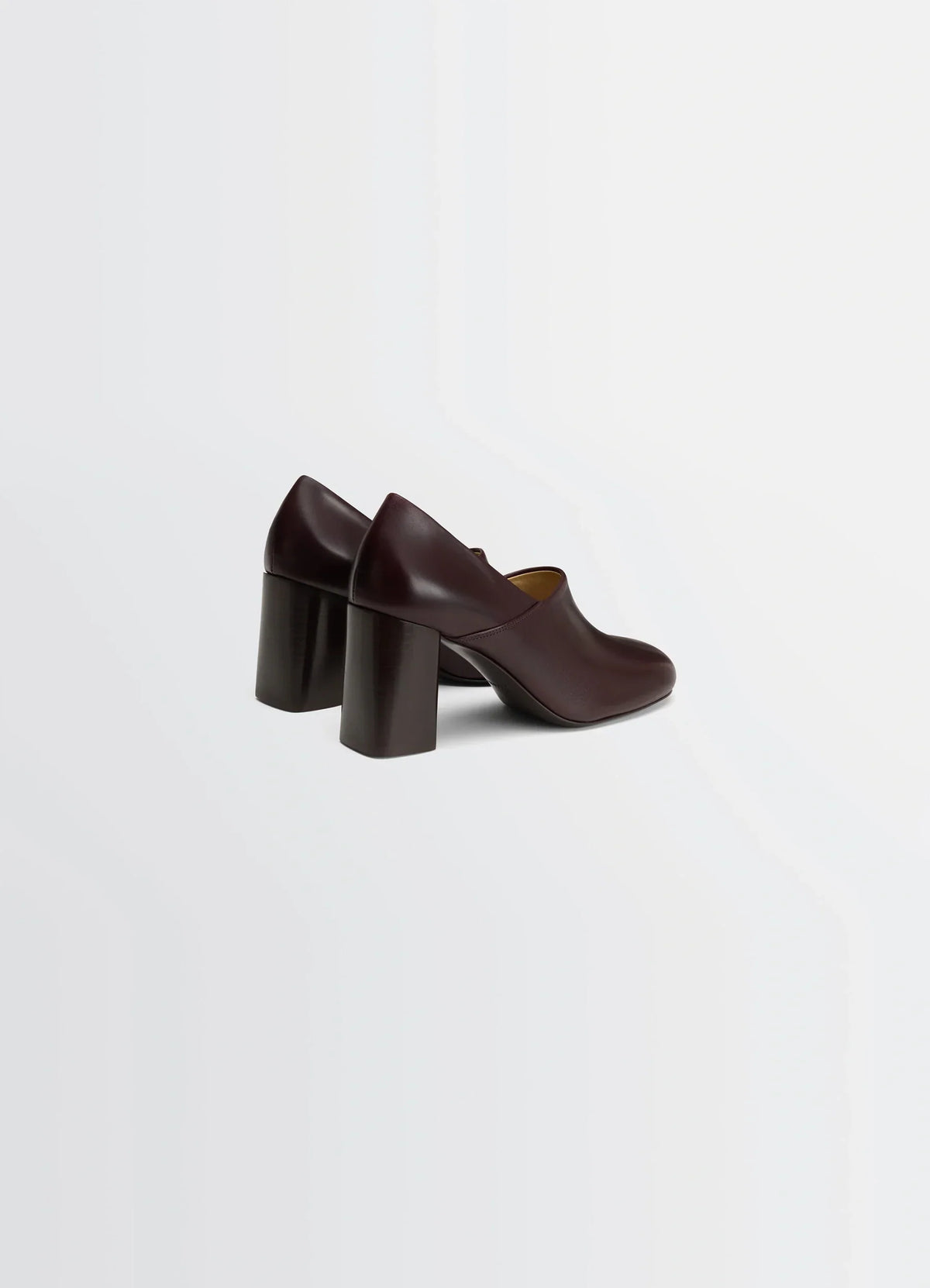 ANATOMIC PUMP WITH 80MM HEEL IN GLOSSY VEGETABLE LEATHER