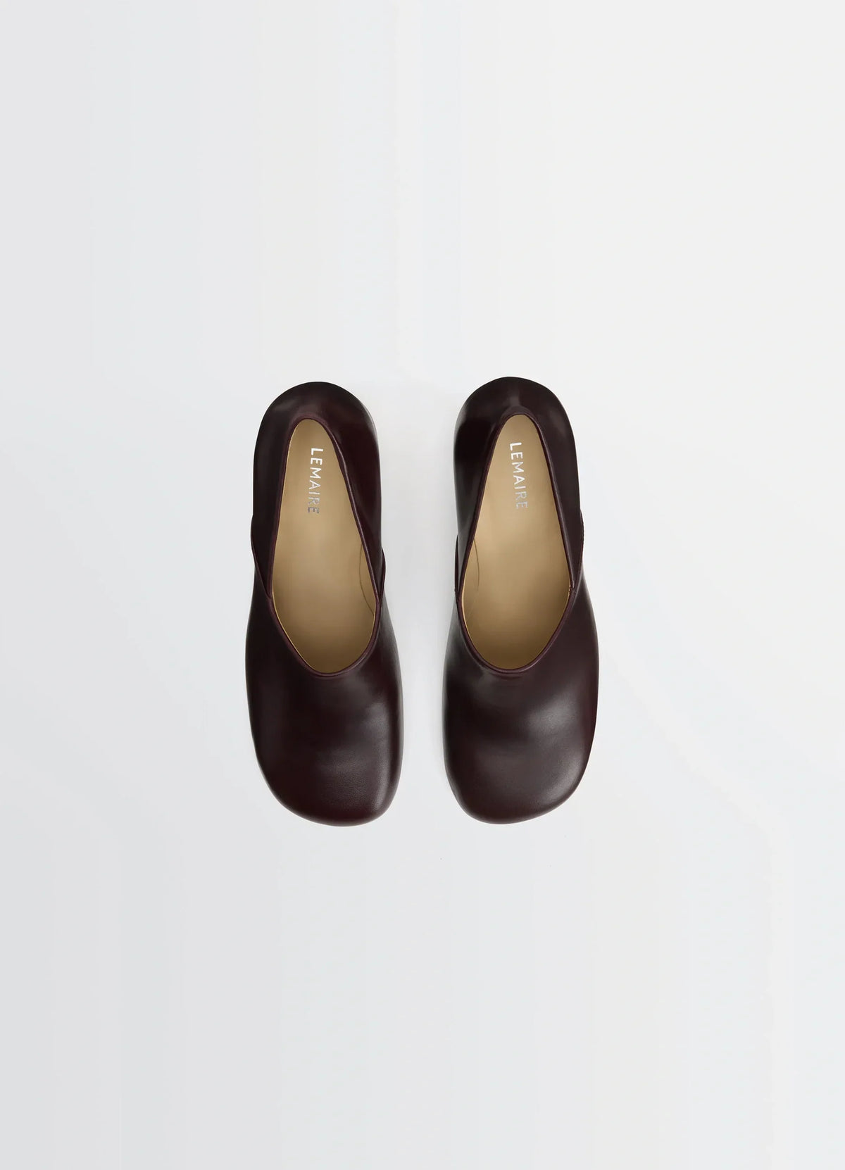 ANATOMIC PUMP WITH 80MM HEEL IN GLOSSY VEGETABLE LEATHER