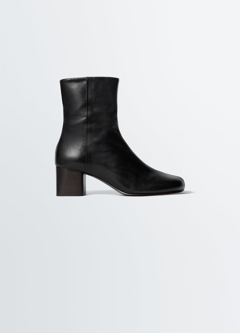 ANATOMIC BOOTS WITH 55MM HEEL IN GLOSSY VEGETABLE LEATHER
