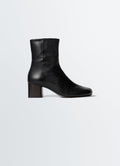 ANATOMIC BOOTS WITH 55MM HEEL IN GLOSSY VEGETABLE LEATHER