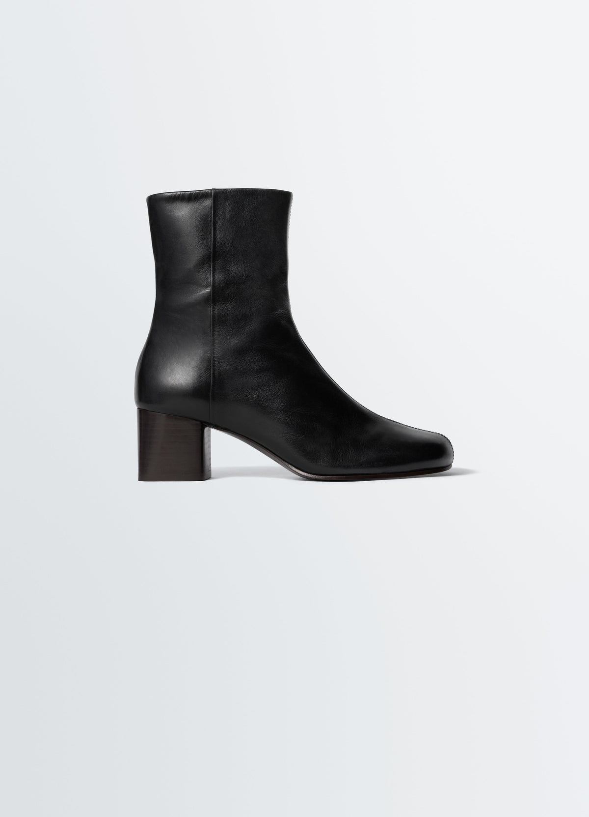ANATOMIC BOOTS WITH 55MM HEEL IN GLOSSY VEGETABLE LEATHER