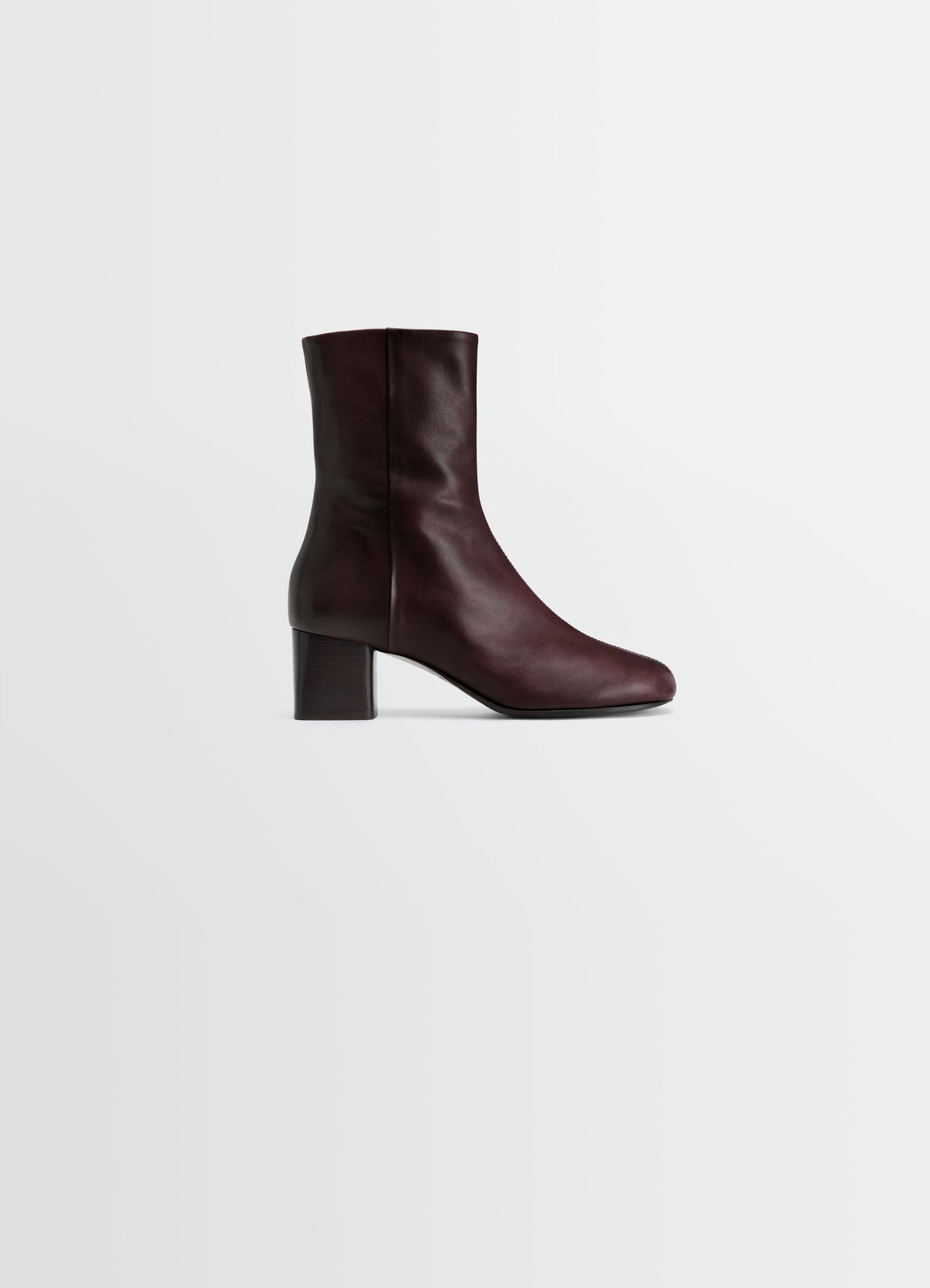 ANATOMIC BOOTS WITH 55MM HEEL IN GLOSSY VEGETABLE LEATHER