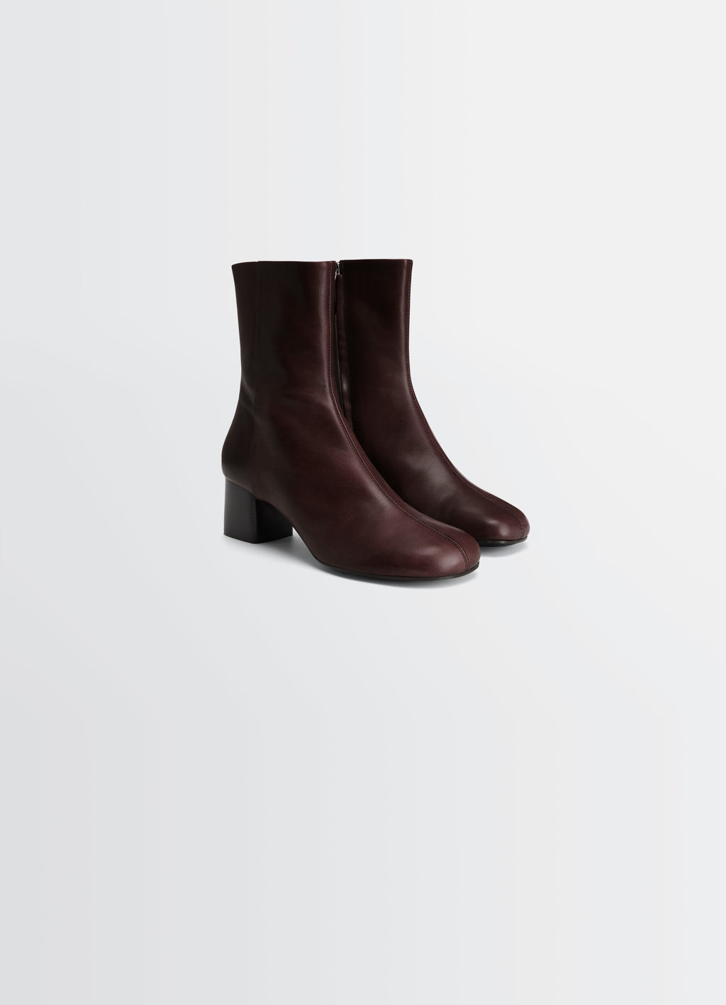 ANATOMIC BOOTS WITH 55MM HEEL IN GLOSSY VEGETABLE LEATHER