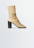 BOTTINES EFFET GANT AVEC TALON DE 80 MM