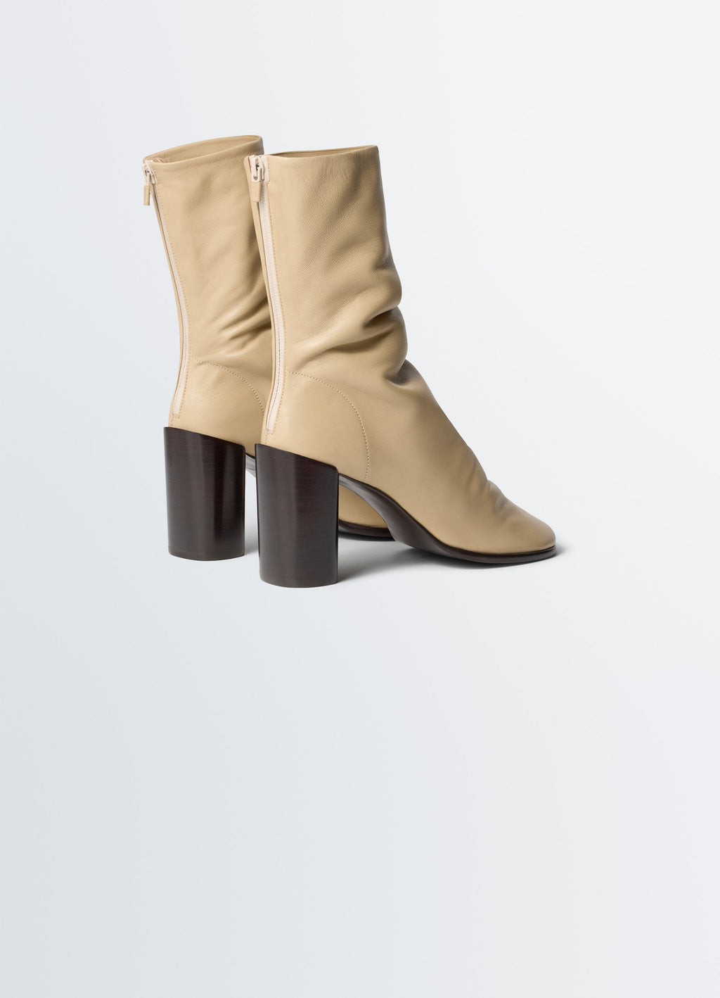 BOTTINES EFFET GANT AVEC TALON DE 80 MM