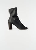 BOTTINES GANT EN AGNEAU LISSE AVEC TALON DE 80 MM