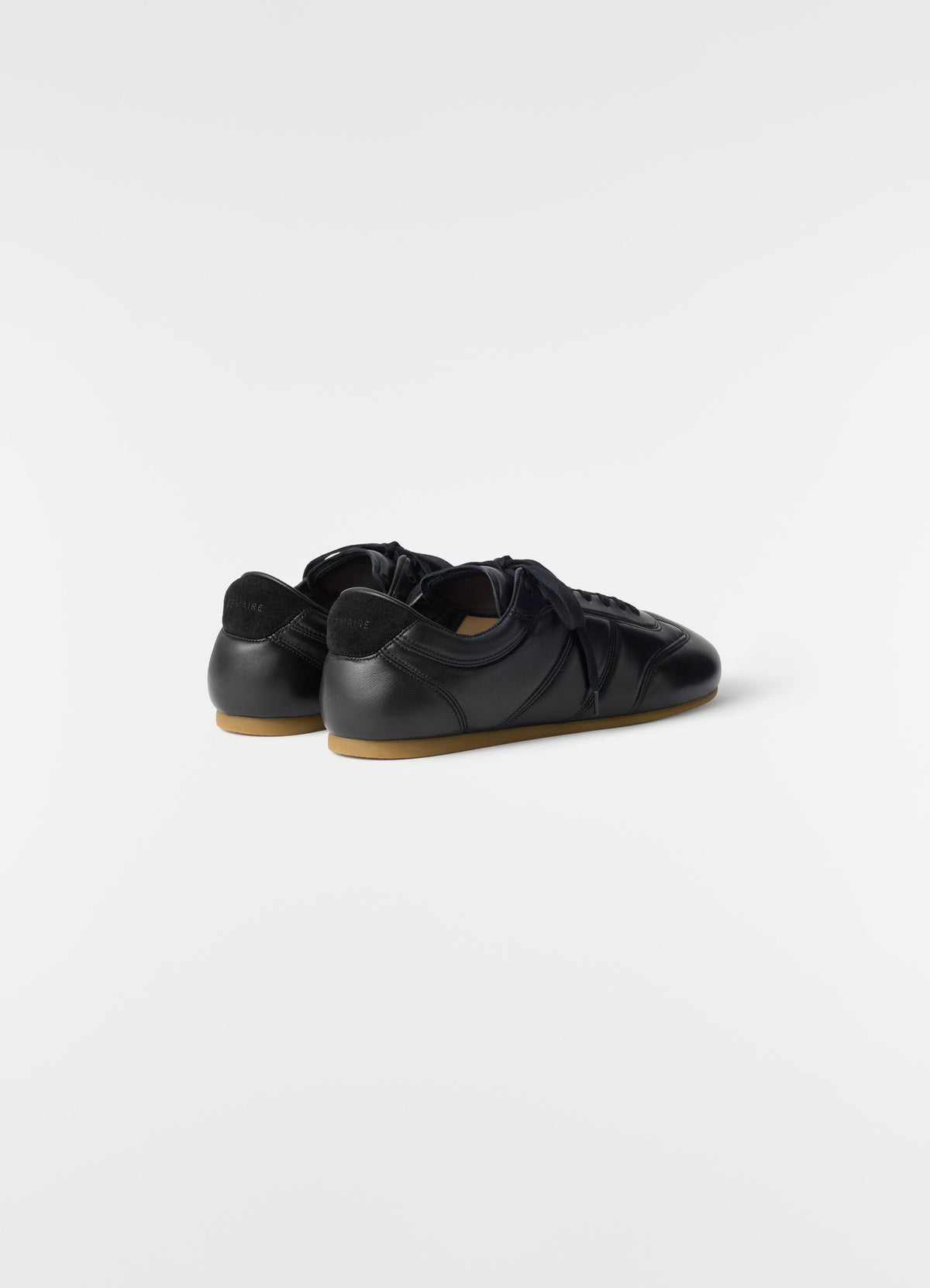 Baskets Soft Runner en cuir d'agneau nappa brillant