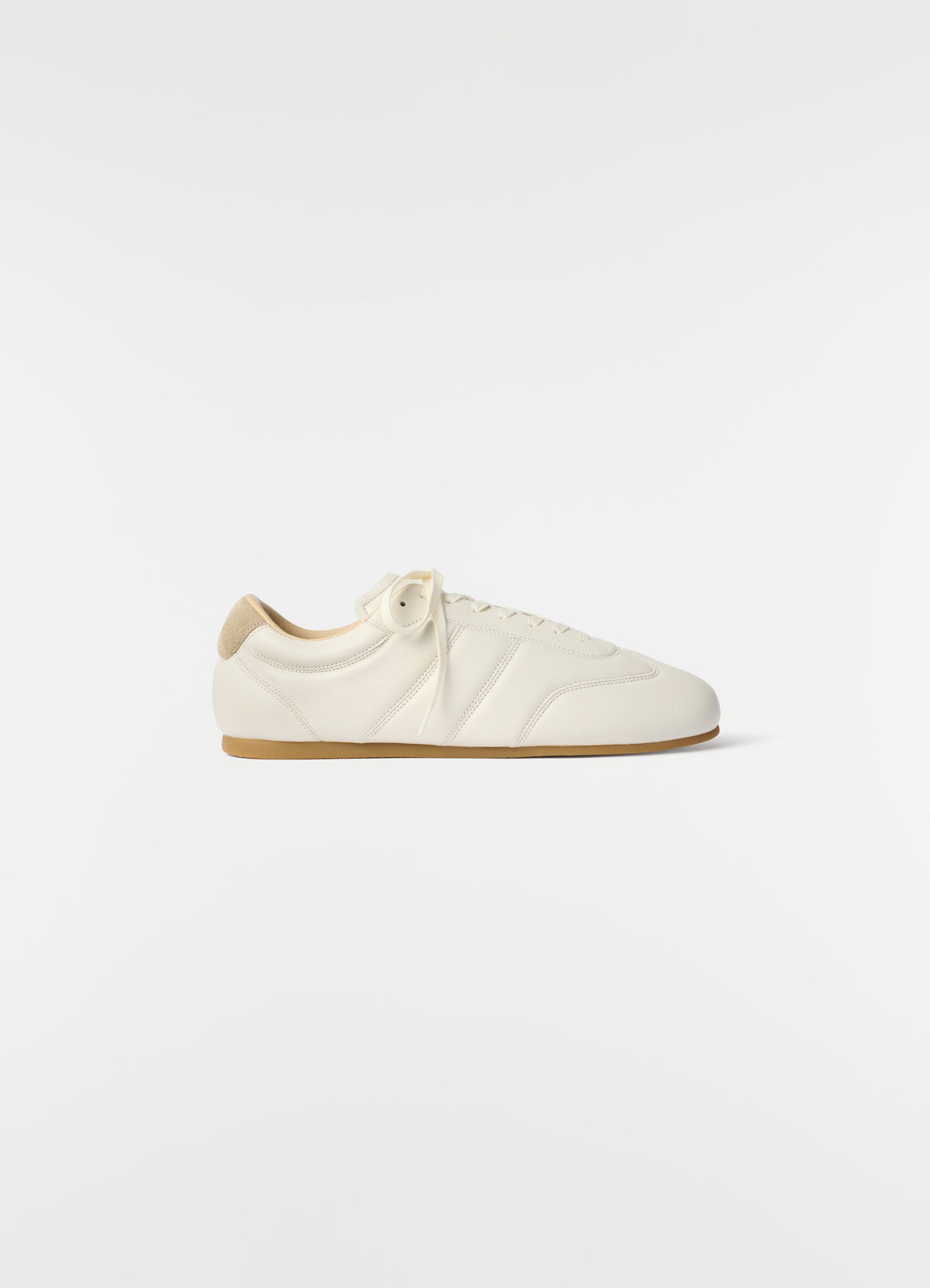 BASKET SOFT RUNNER EN CUIR D'AGNEAU NAPPA BRILLANT
