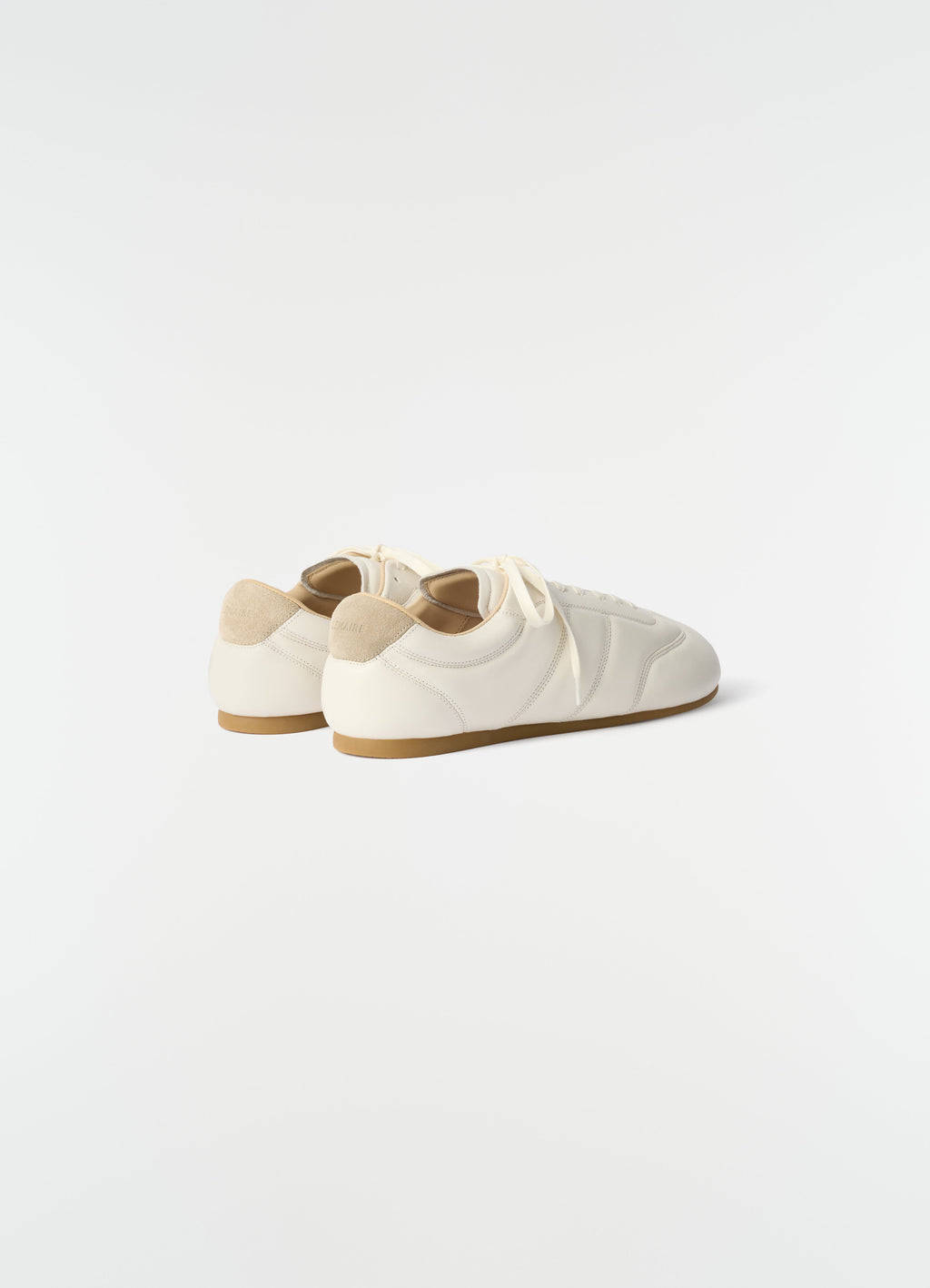 BASKET SOFT RUNNER EN CUIR D'AGNEAU NAPPA BRILLANT
