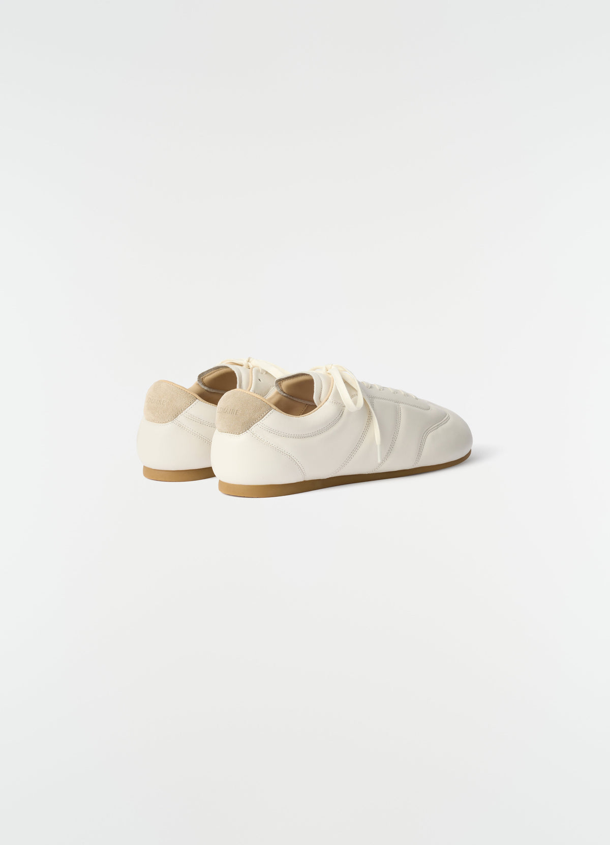 BASKET SOFT RUNNER EN CUIR D'AGNEAU NAPPA BRILLANT