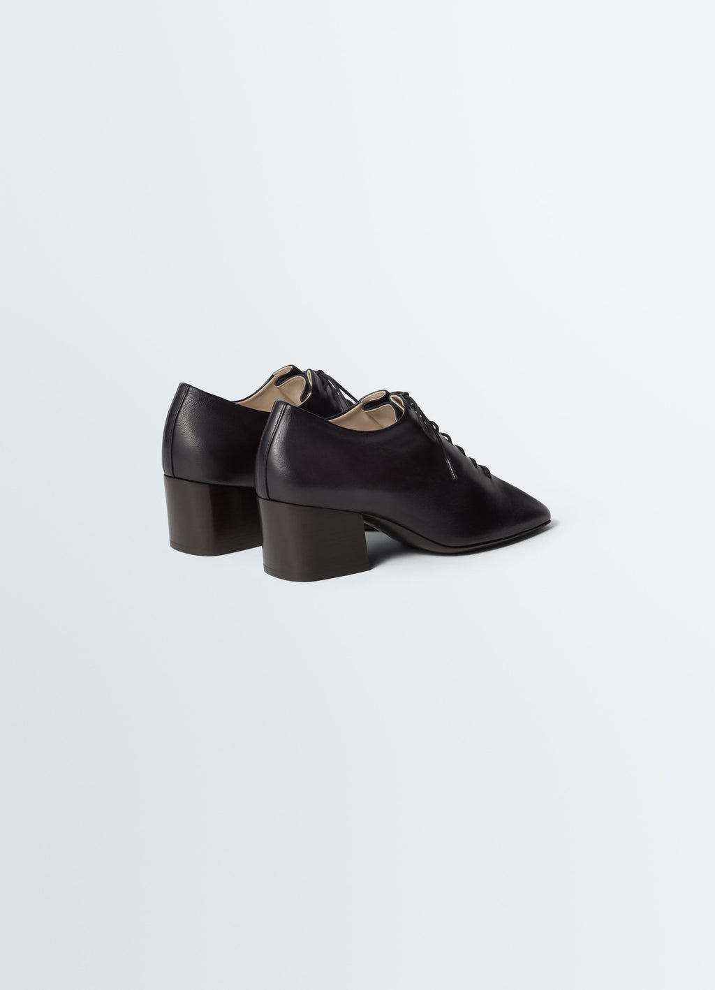 SOURIS CLASSIC DERBIES 55MM HEEL IN SHINY NAPPA LAMB LEATHER