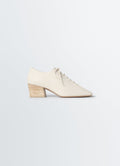 SOURIS CLASSIC DERBIES 55MM HEEL IN WASHED NAPPA LAMBSKIN LEATHER