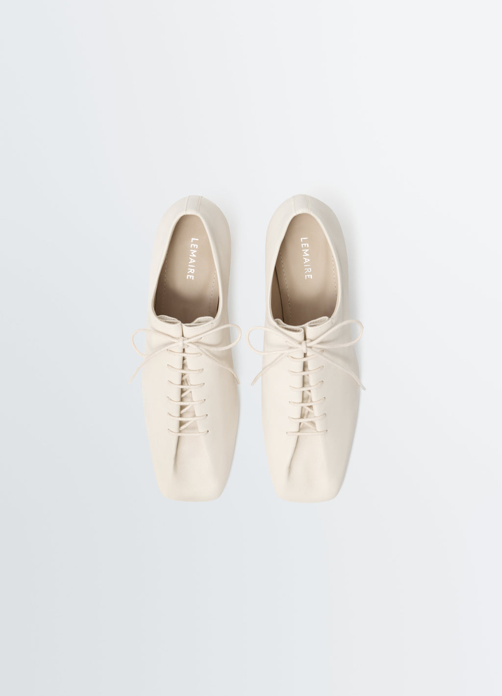 SOURIS CLASSIC DERBIES 55MM HEEL IN WASHED NAPPA LAMBSKIN LEATHER