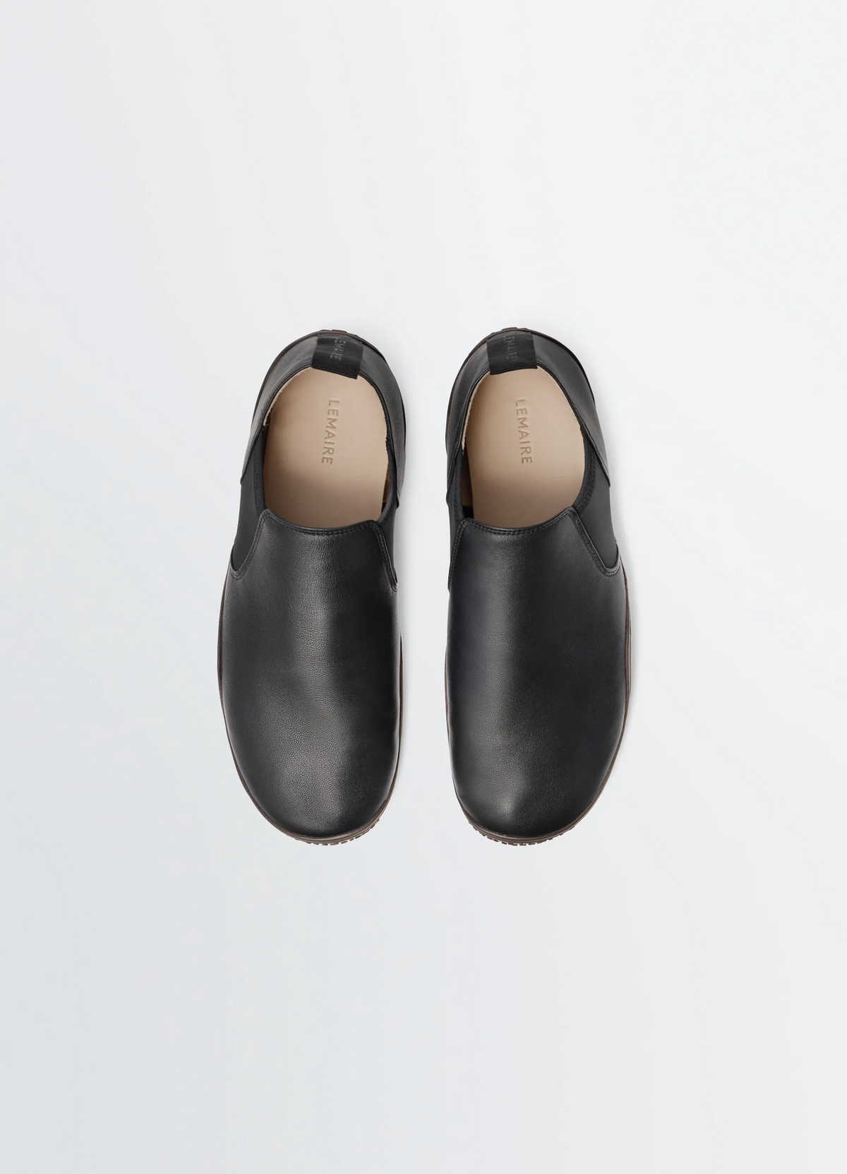 CHAUSSURE À ENFILER VIBRAM EN CUIR D'AGNEAU NAPA BRILLANT