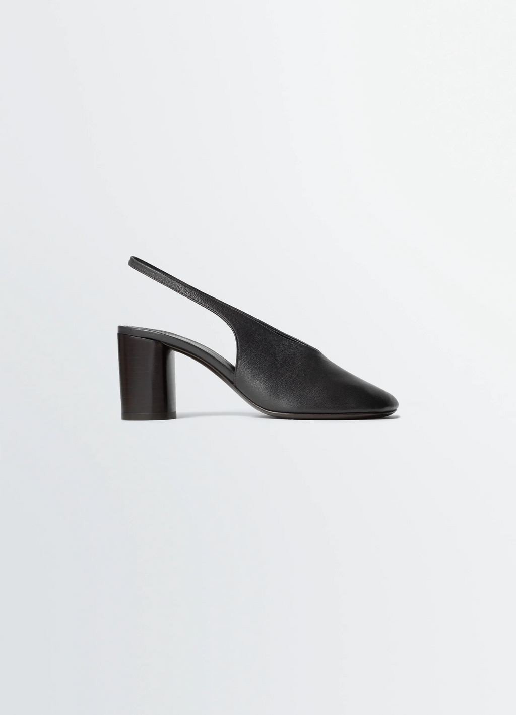GLOVE SLINGBACK PUMPS 80 MM HEEL IN SMOOTH LAMBSKIN LEATHER