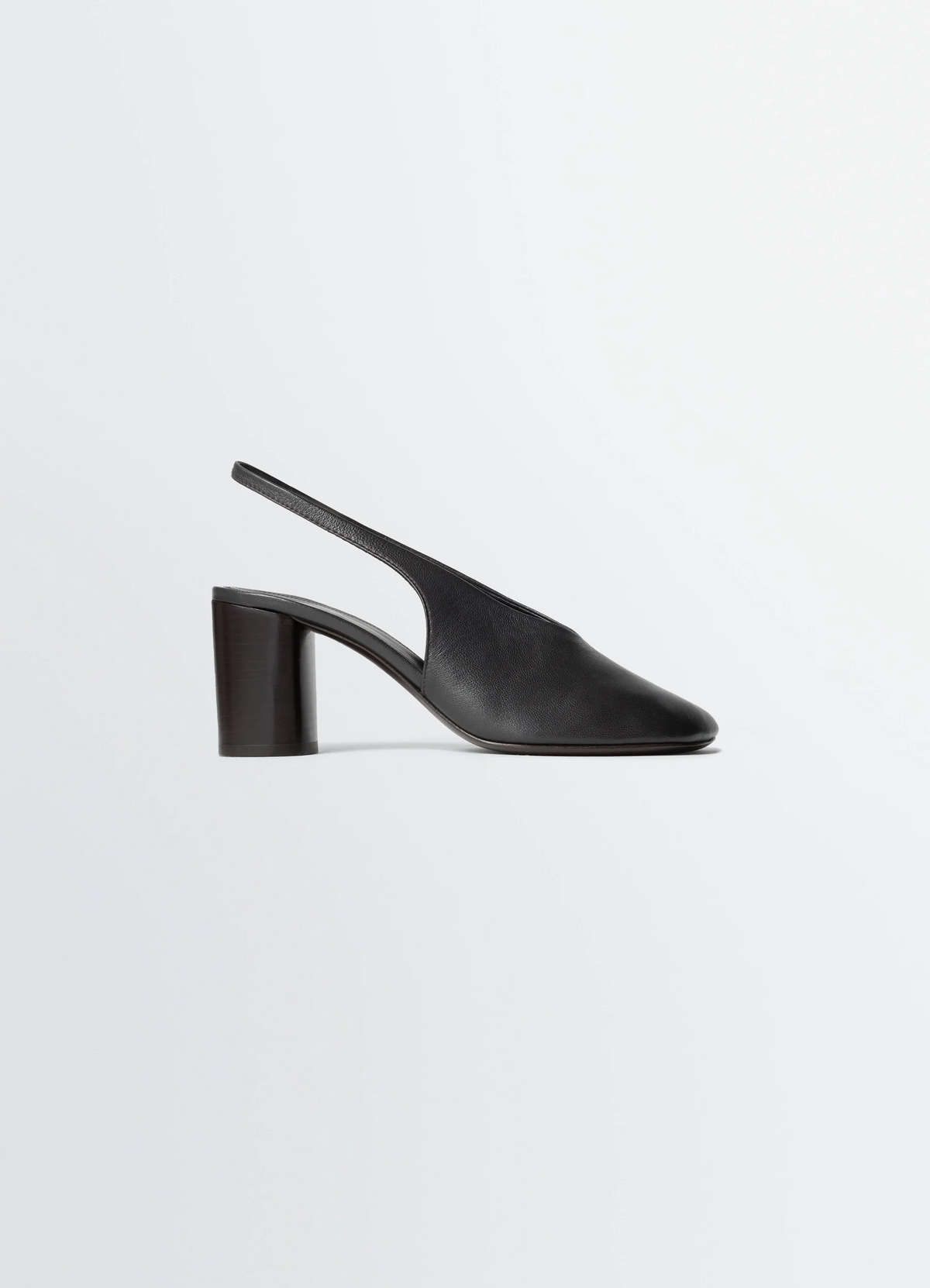 GLOVE SLINGBACK PUMPS 80 MM HEEL IN SMOOTH LAMBSKIN LEATHER