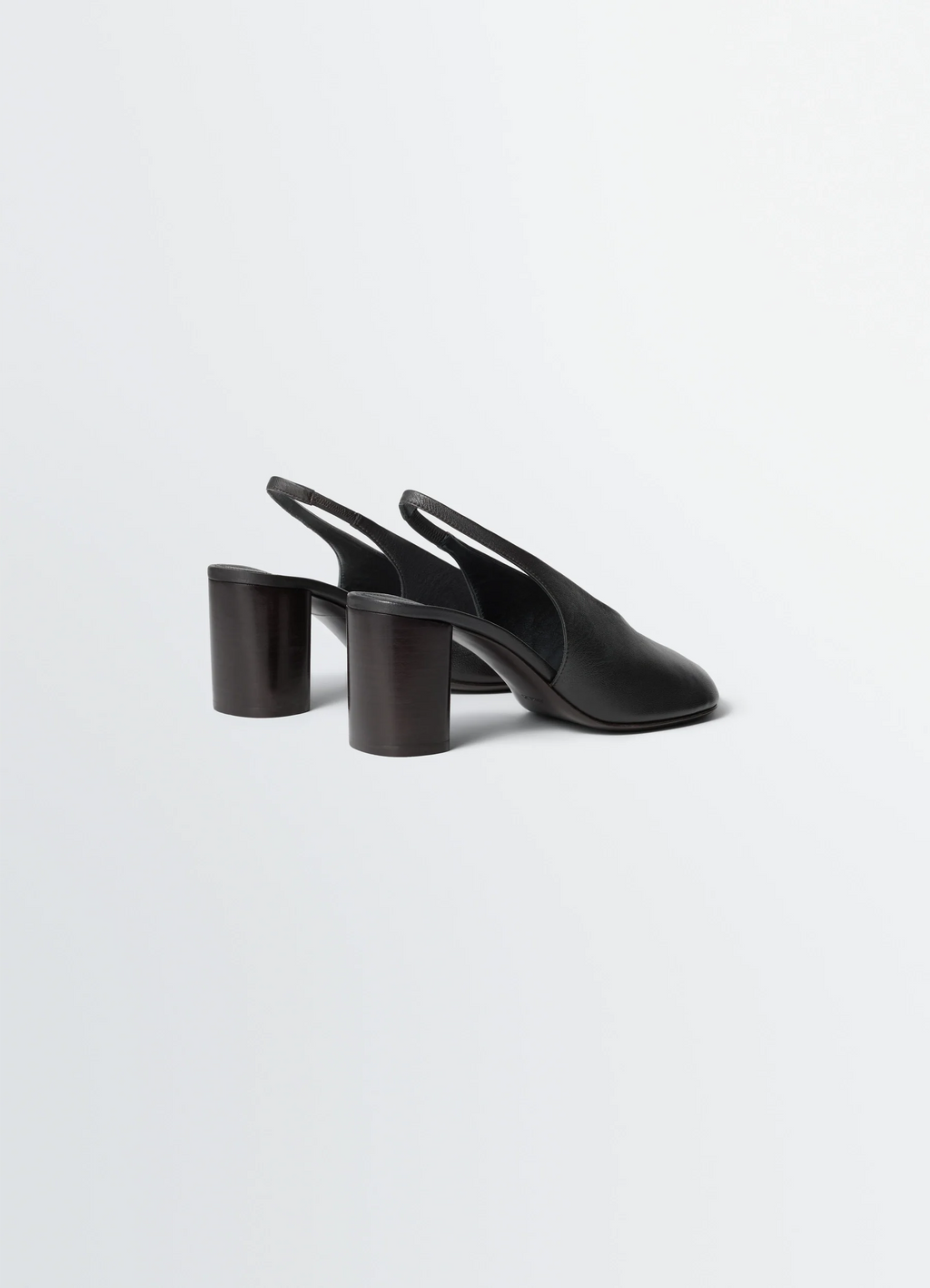 GLOVE SLINGBACK PUMPS 80 MM HEEL IN SMOOTH LAMBSKIN LEATHER