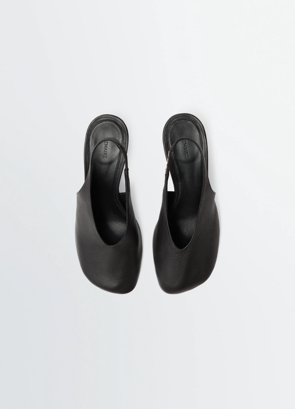 GLOVE SLINGBACK PUMPS 80 MM HEEL IN SMOOTH LAMBSKIN LEATHER