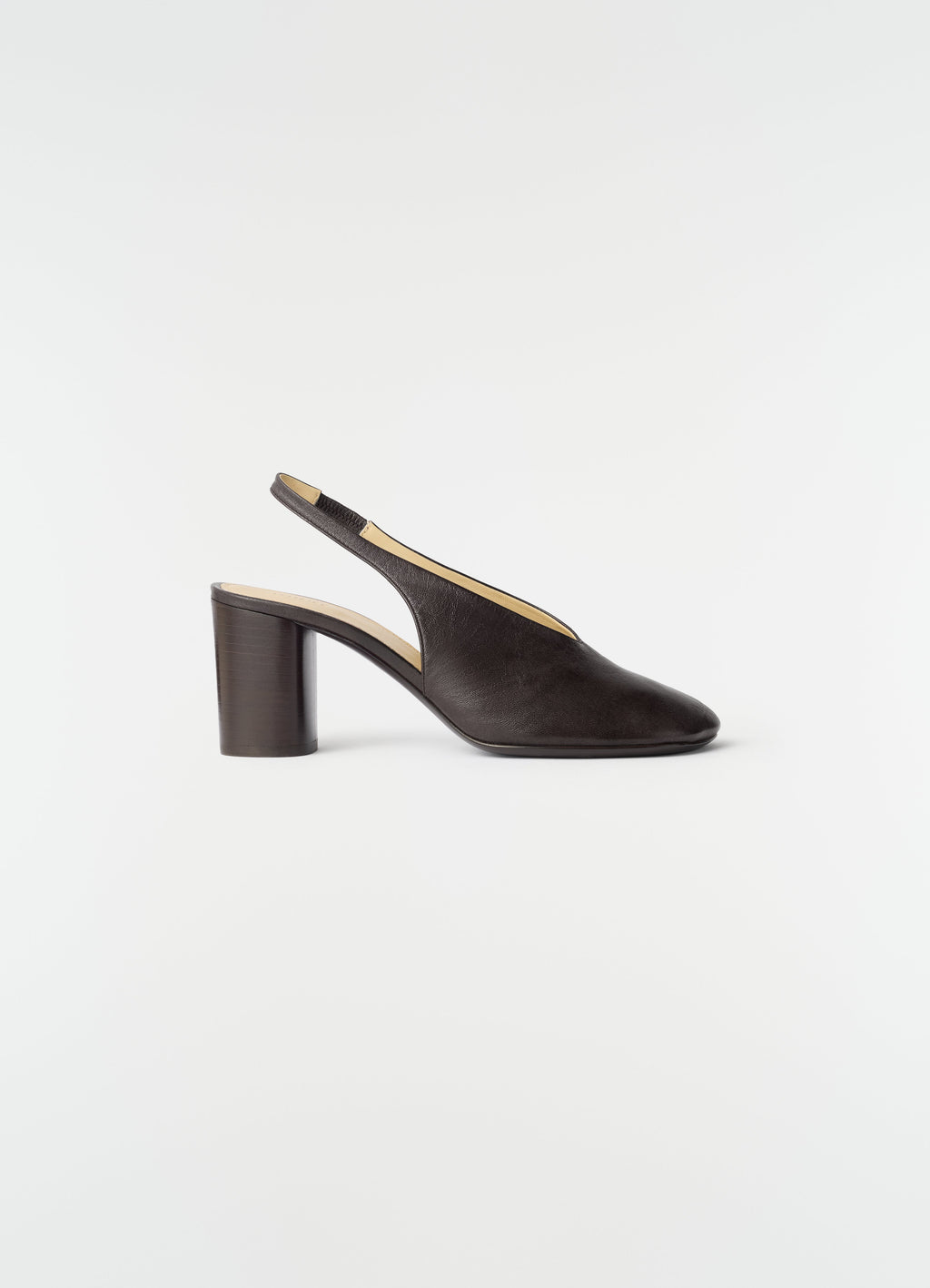 GLOVE SLINGBACK 80MM HEEL IN SHADED LAMBSKIN LEATHER