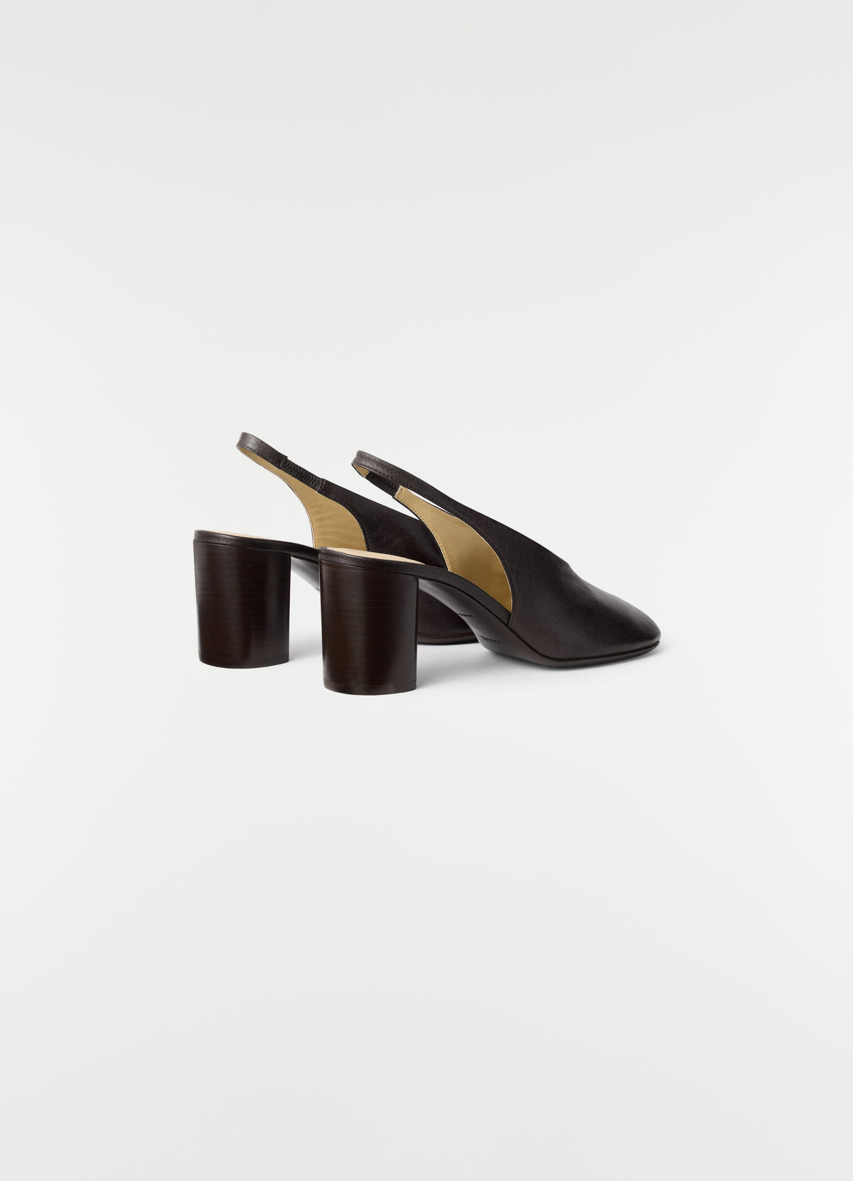 GLOVE SLINGBACK 80MM HEEL IN SHADED LAMBSKIN LEATHER