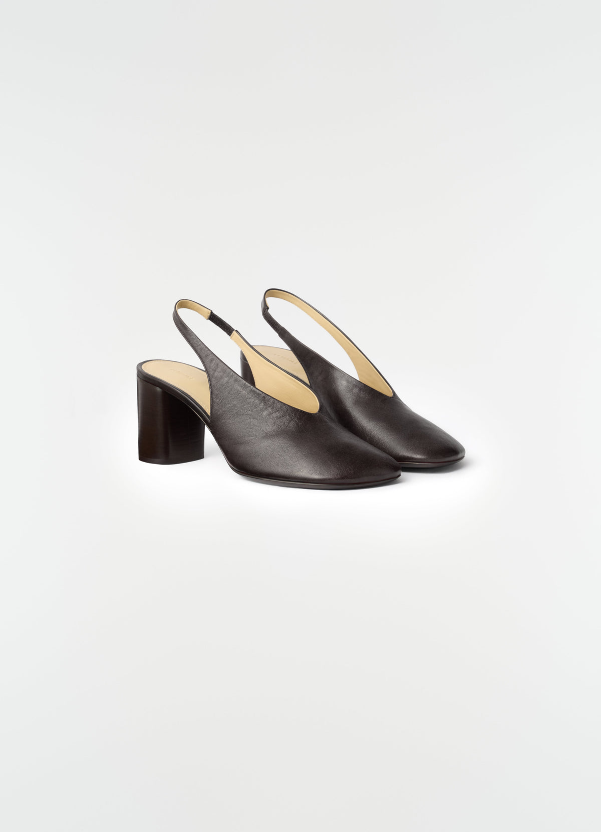 GLOVE SLINGBACK 80MM HEEL IN SHADED LAMBSKIN LEATHER